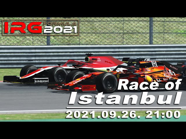 IRG Advance Formula 2021 - Round 13 - Race of Istanbul - rFactor 2 - Livestream
