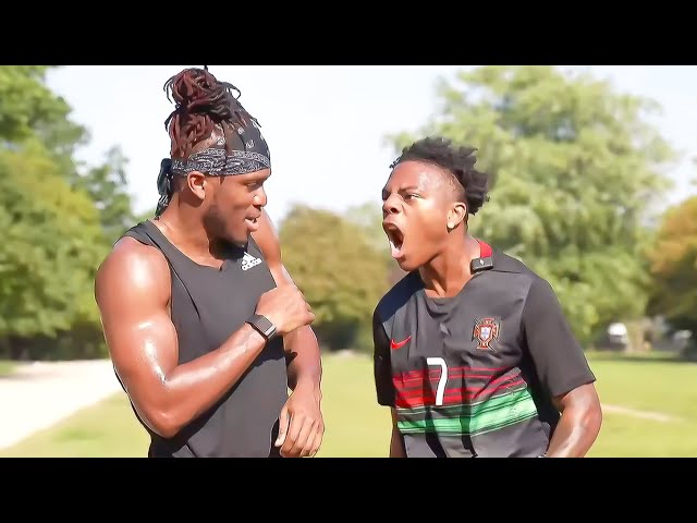 confronting KSI before the charity match..