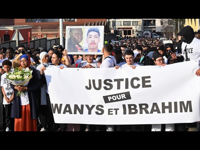 Les images de la marche blanche en hommage à Wanys, mort sur en scooter à La Courneuve