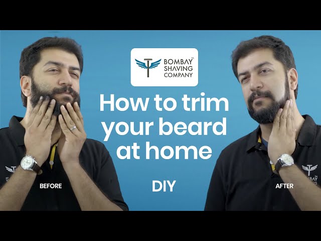 How to Trim Your Beard at Home | 4 Easy Steps with Bombay Shaving Company