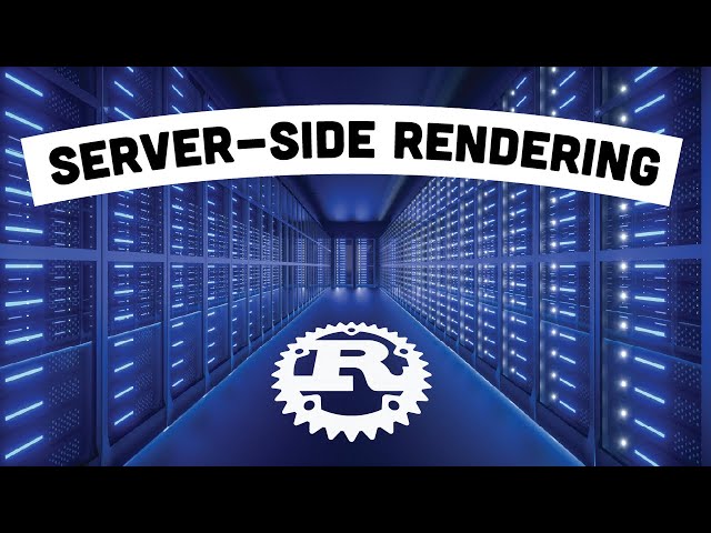 Rust Server-Side Rendering With Yew SNEAK PEEK