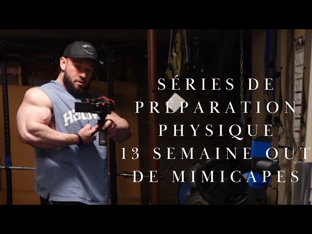 Prep Séries 13 weeks out Mimicapes bodybuilding