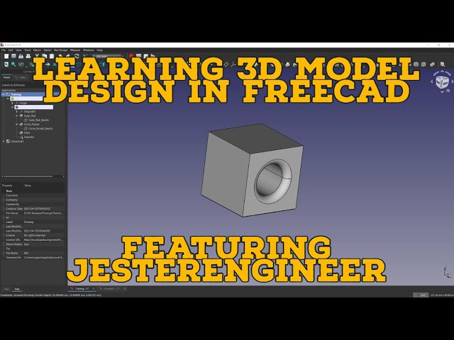 Learning the basics of FreeCAD with JesterEngineer
