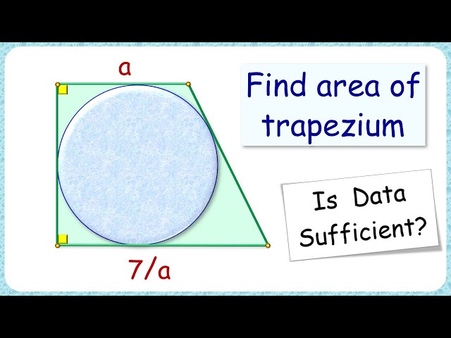 201) NO length is given . . . Find the area of trapezium | Math Olympiad | Geometry.