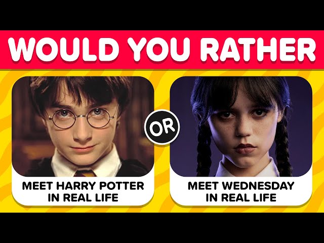 Would You Rather - Wednesday Vs Harry Potter Edition