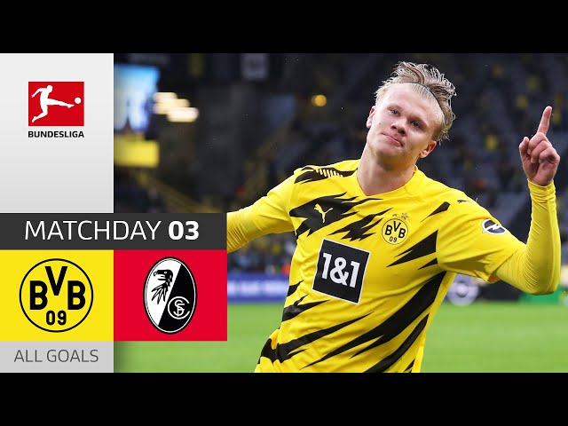 Haaland & BVB on Fire! Borussia Dortmund - SC Freiburg 4-0 | All Goals | Matchday 3 – Bundesliga