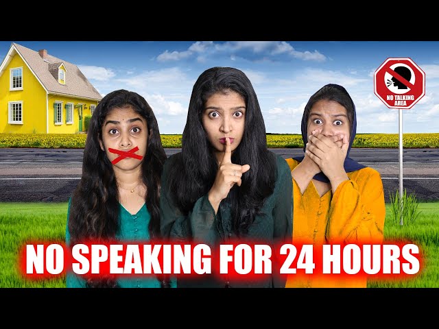 NO SPEAKING FOR 24 HOURS CHALLENGE 🤐