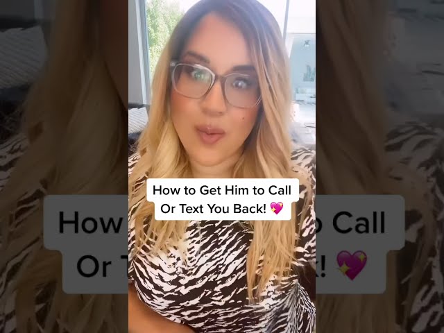 How To Get Him To Call Or Text You Back! / Stop Obsessing About Him #shorts