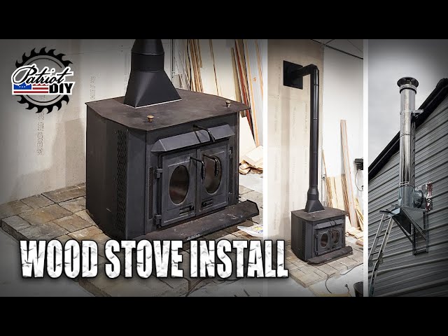Wood Stove Install / DuraVent Through The Wall Kit
