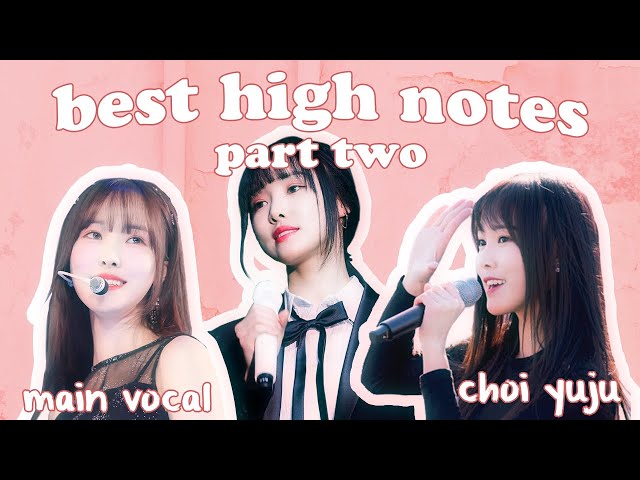 Gfriend Yuju Ultimate High Note Compilation Part 2