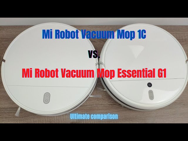 Xiaomi Mi Robot Vacuum-Mop 1C vs. Mi Robot Vacuum Mop Essential G1: Which one is better?