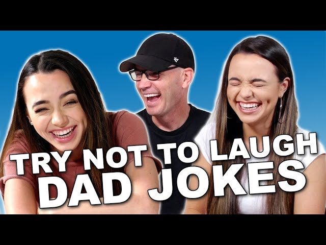 Try Not To Laugh Challenge Dad Jokes - Merrell Twins