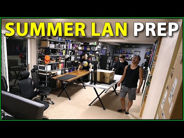 Getting Ready for Our BIGGEST LAN Party to Date! (Summer 2023)