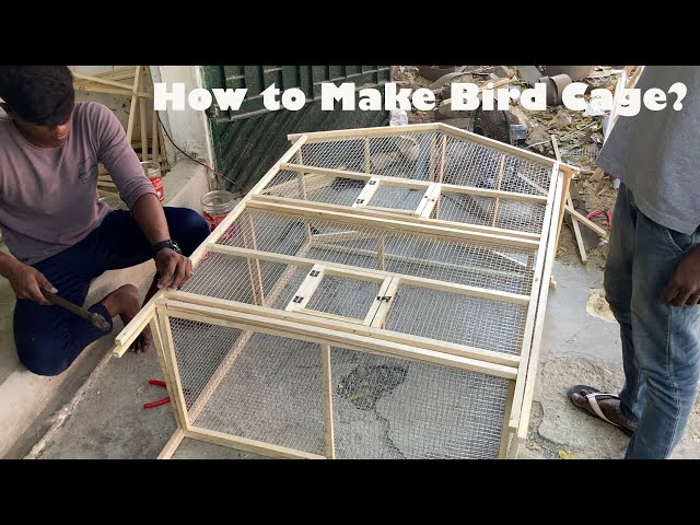 5 Feet, 2300rs /31$ Wooden Bird Cage Making in Asia's biggest Pet Market | Kolathur Fish Market