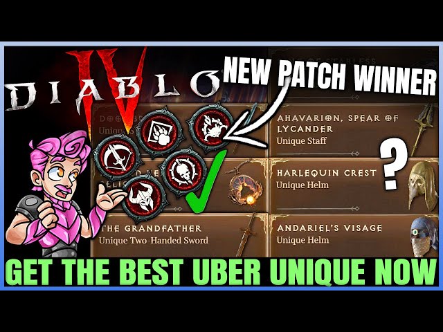 Diablo 4 - New ACTUAL Uber Unique Power Ranking Post Patch - Best Uber Uniques On Every Class Guide!