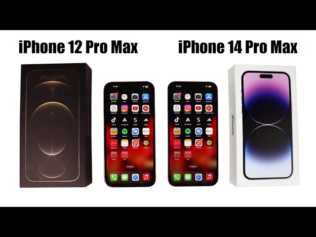 iPhone 14 PRO MAX vs iPhone 12 PRO MAX SPEED TEST