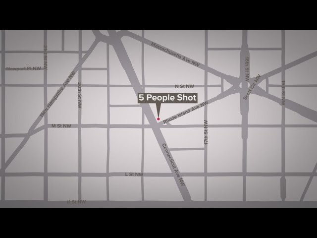 5 people shot near Dupont Circle