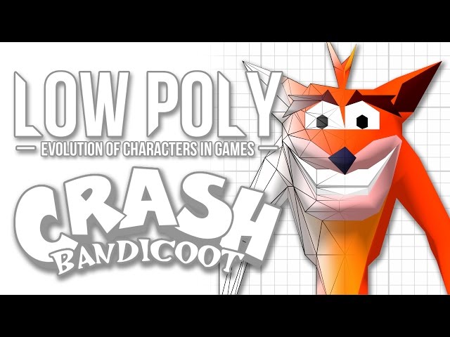 Crash Bandicoot - Low Poly (Evolution of Characters in Games) - Episode 3