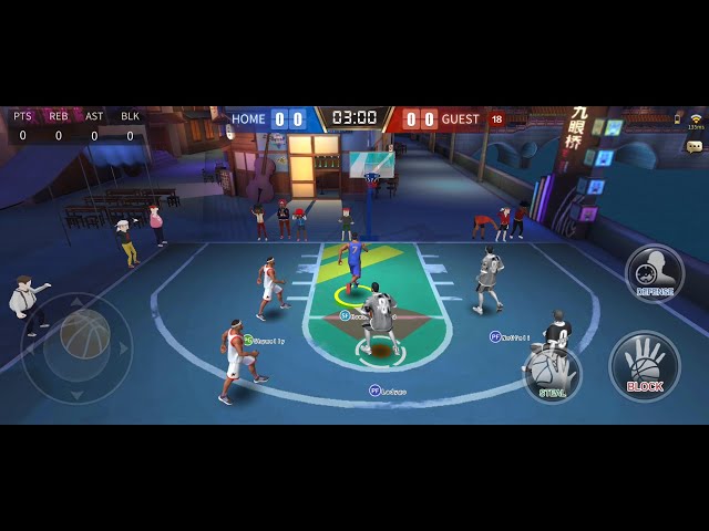 Street Basketball Superstars (by Amoros) - sports game for Android and iOS - gameplay.