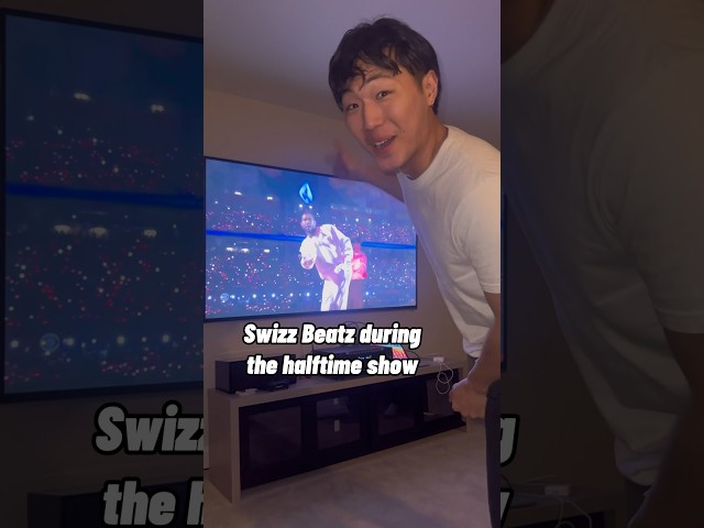 Swizz Beatz during the halftime show