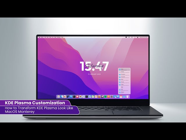 How to Transform Your KDE Plasma Desktop Look Like MacOS Monterey