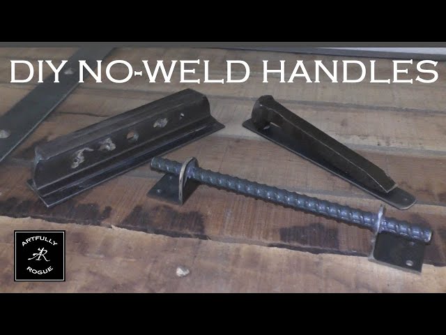 3 DIY No Weld Metal Handles - Industrial Style Metal Handles