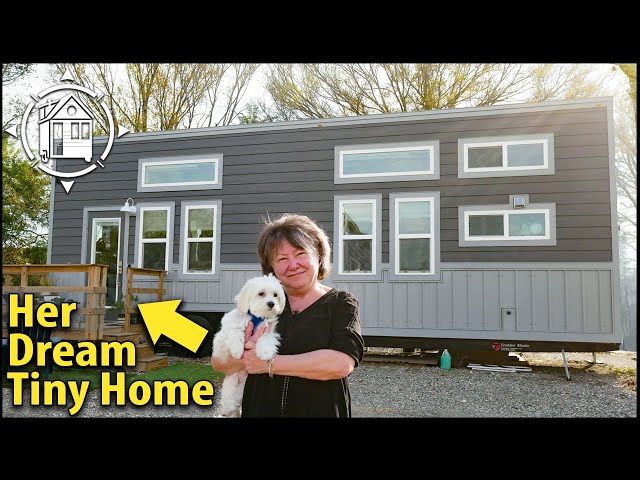 She retired in a Tiny House Village for her senior years