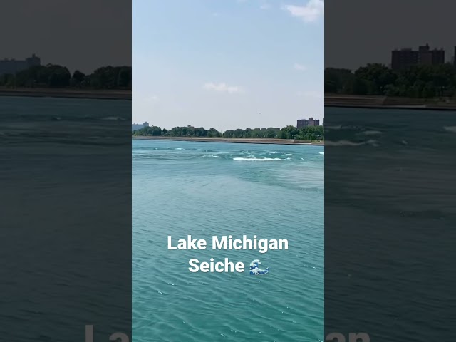 Giant Lake Michigan Seiche