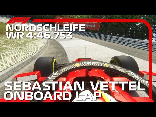 Sebastian Vettel Onboard Lap | 2020 Nordschleife Grand Prix | World Record in an F1 car 4:46.753