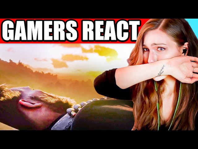 Gamers REACT to the END of Red Dead Redemption 2 | Gamers React