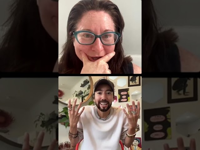 Vico Ortiz Instagram live with Nikki Levy (Don't Tell My Mother)
