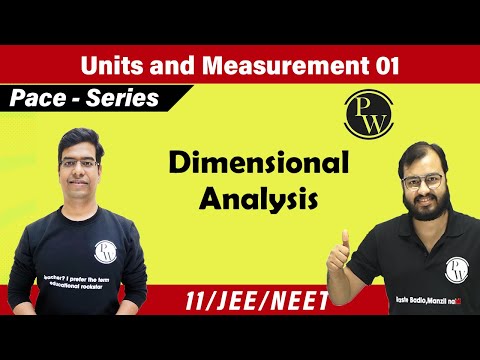 PACE SERIES - PHYSICS |Units and Measurement|Class 11 | IIT JEE | NEET