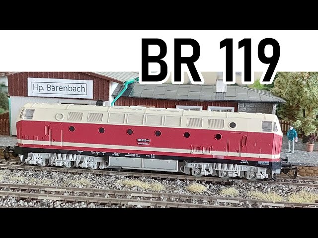 Diesellok DR BR 119  -  Spur TT  -  Modell und Wirklichkeit