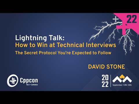 CppCon 2022 Lightning Talks