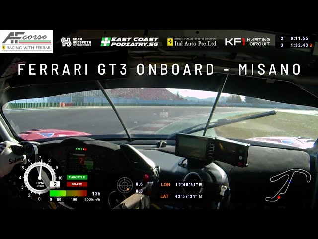 Ferrari 488 GT3 Evo Onboard - Misano 2021