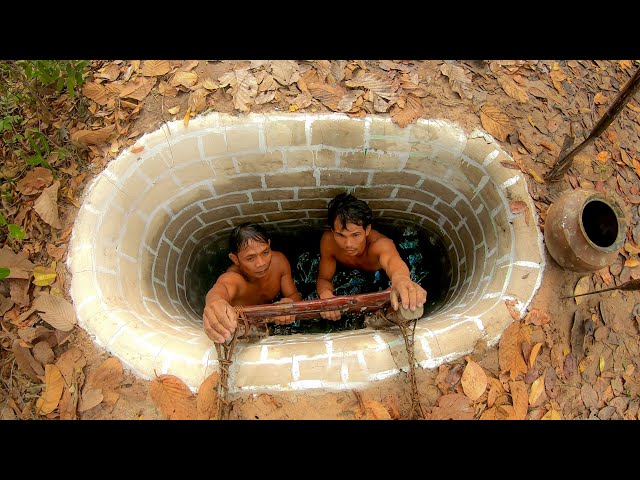 Build The Most Temple Swimming Pool With Water Slide To Tunnel Underground Pool