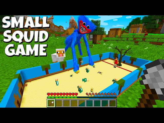 SMALLEST SQUID GAME DOLL vs HUGGY WUGGY Poppy Playtime in MINECRAFT MINIONS FAMILY - Gameplay