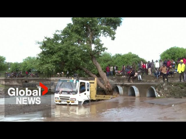 Kenya flooding: At least 5 dead, more than 11 rescued after truck tips over in raging floodwaters