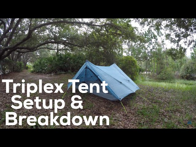 Zpacks Triplex Tent | Setup & Breakdown