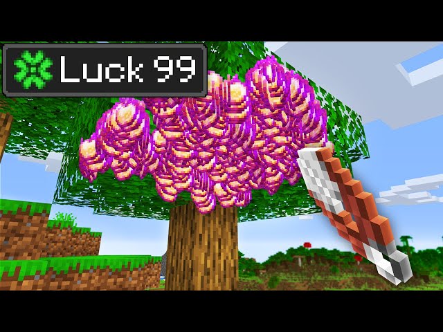 Minecraft, But The Luck Increases...