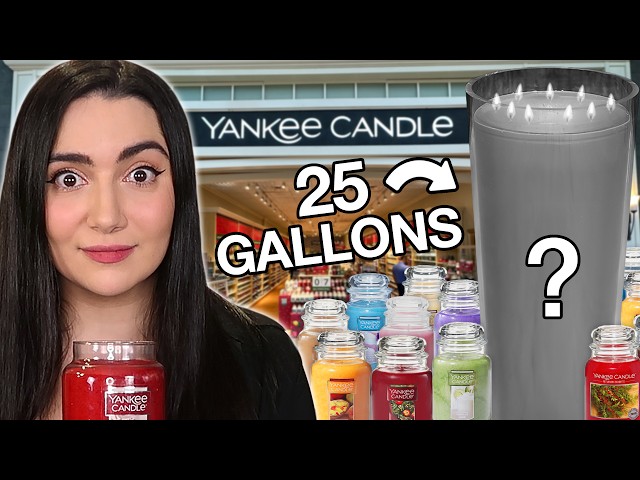 I Melted Every Yankee Candle Together Into A Giant Candle
