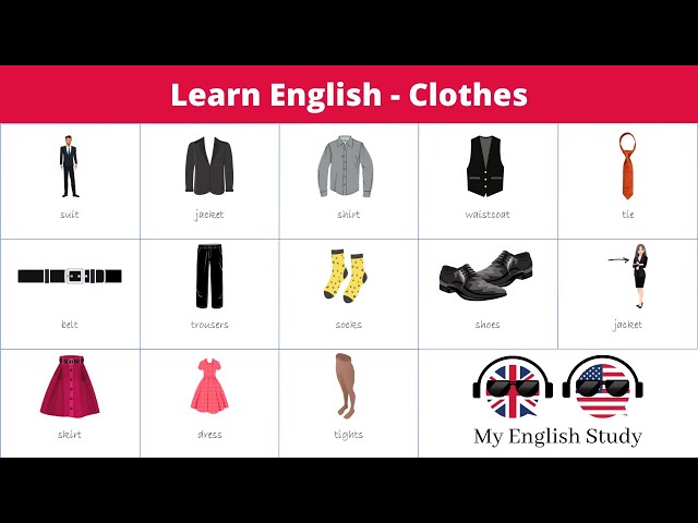 Learn English Vocabulary Fast and Effective |  Lesson 2 - Clothes
