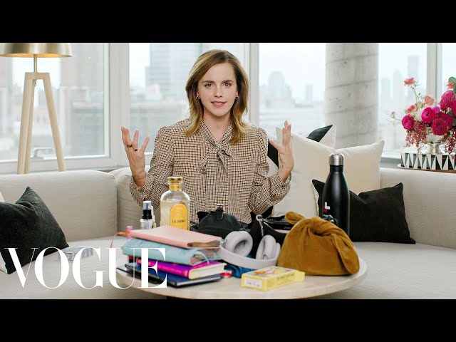 Inside Emma Watson's Prada Backpack | In The Bag | Vogue