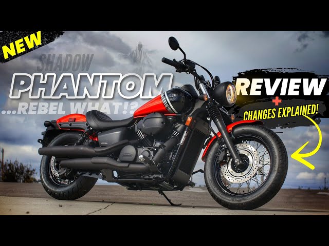 New 2024 Honda Shadow Phantom 750 Review | Rebel 500 VS VT750... Better?