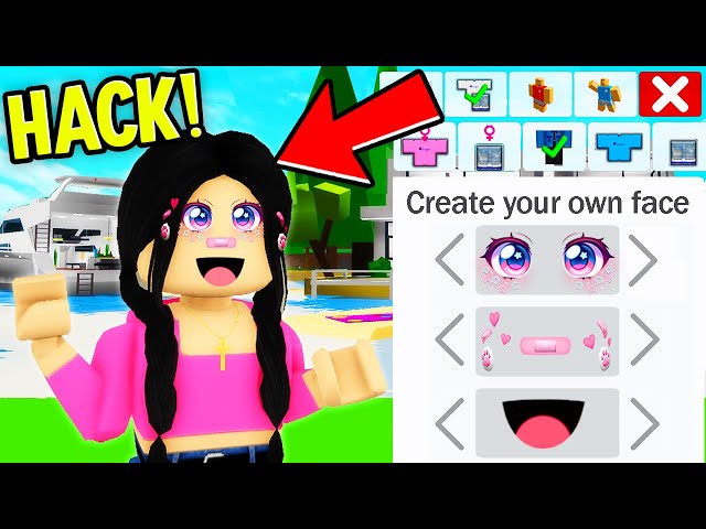 How to get RICH CUSTOM FACES in Roblox Brookhaven!