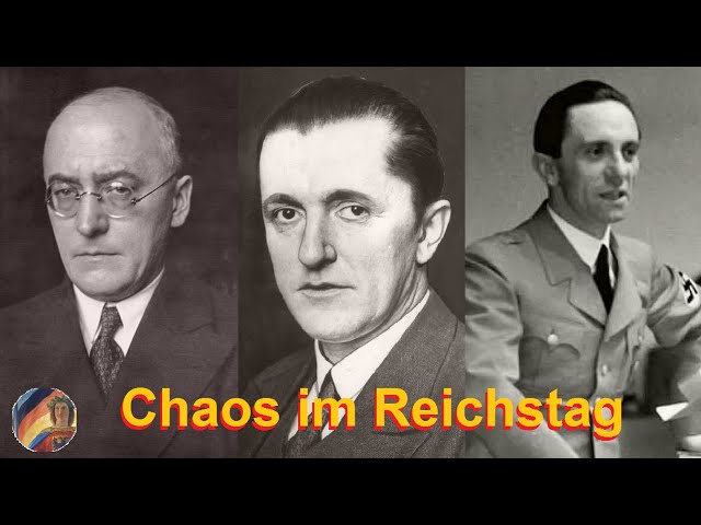 Ende der Republik: Brüning keilt gegen NSDAP - KPD singt Internationale - Goebbels in Rage