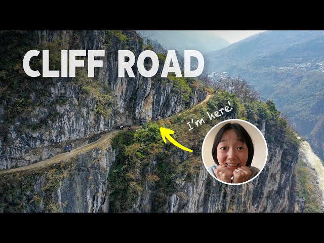 Walking an INSANE CLIFF ROAD! Very scary but breathtaking views! EP19, S2