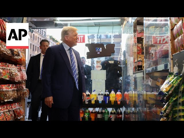 Trump goes from Manhattan court to campaign at a Harlem bodega