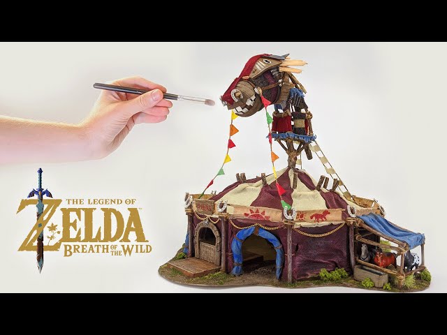 I made a Miniature Stable from Zelda Breath of the Wild
