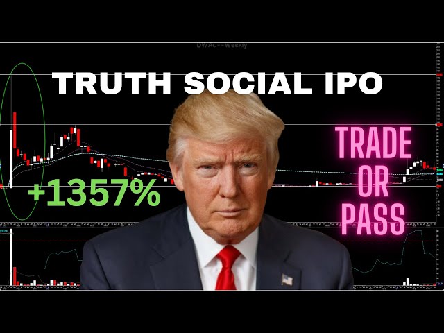 Donald Trumps previous IPO had a 1357% change, Is truth Social IPO worth trading?